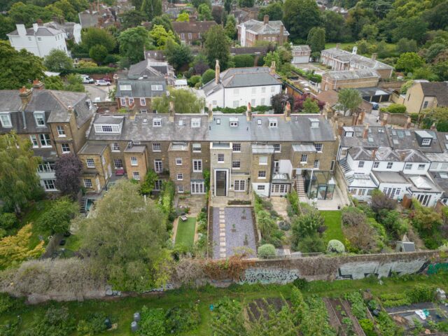 Richmond Palace arial street view